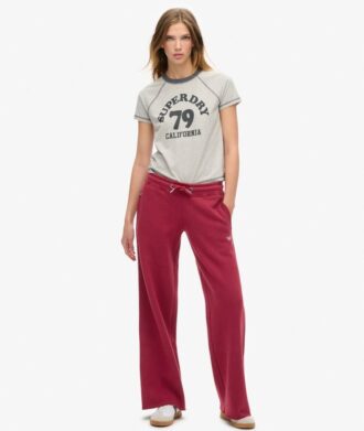 Pantaloni jogger dritti con logo Essential