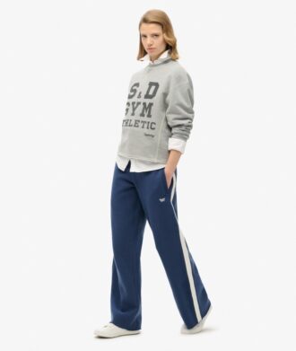 Pantaloni jogger dritti con logo Essential