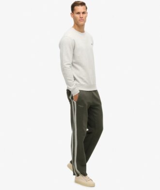 Pantaloni jogger dritti con logo Essential