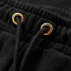 Pantaloni jogger slim con logo metallico di lusso