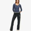 Pantaloni jogger svasati a righe Athletic Essentials Pantaloni jogger svasati a righe Athletic Essentials