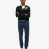 Pantaloni jogger Vintage in Organic Cotton ricamati Pantaloni jogger Vintage in Organic Cotton ricamati