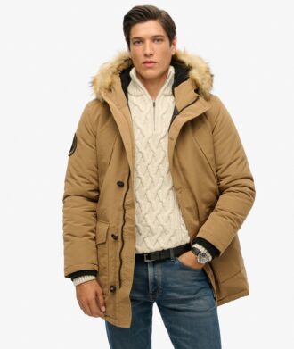 Parka Hooded in pelliccia sintetica Everest
