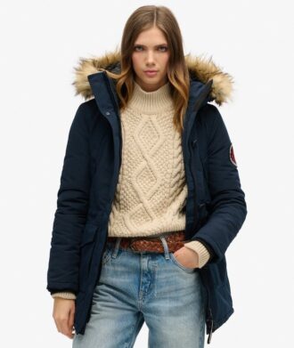 Parka Hooded in pelliccia sintetica Everest