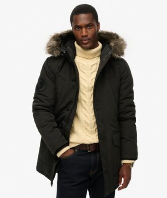 Parka Hooded in pelliccia sintetica Everest