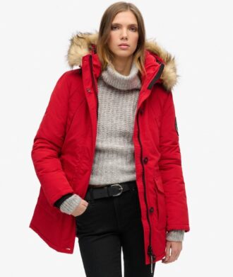 Parka Hooded in pelliccia sintetica Everest