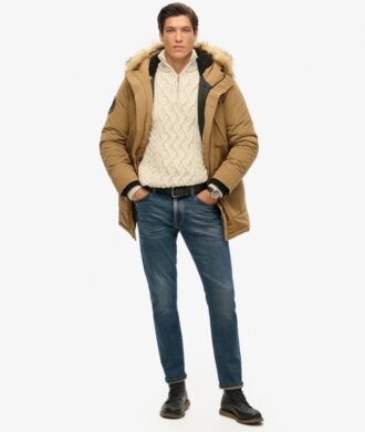 Parka Hooded in pelliccia sintetica Everest