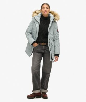Parka Hooded in pelliccia sintetica Everest