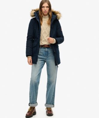 Parka Hooded in pelliccia sintetica Everest