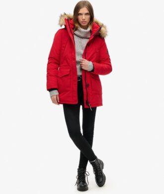 Parka Hooded in pelliccia sintetica Everest