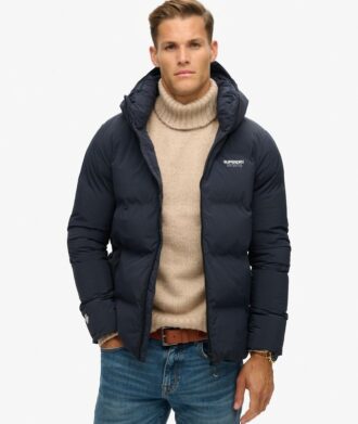 Piumino boxy con cappuccio Hooded