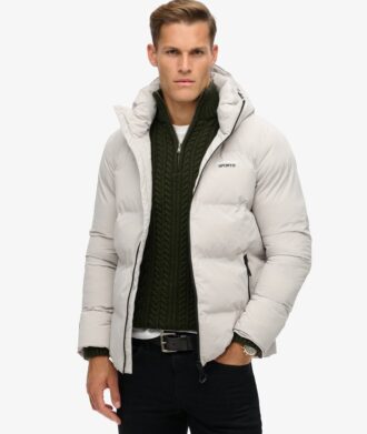 Piumino boxy con cappuccio Hooded