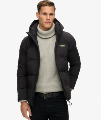 Piumino boxy con cappuccio Hooded