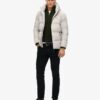 Piumino boxy con cappuccio Hooded Piumino boxy con cappuccio Hooded