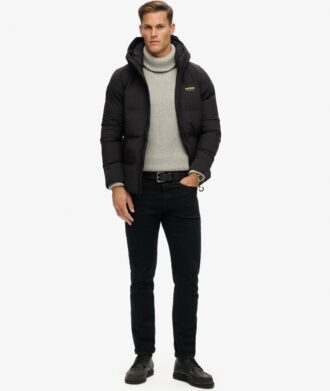 Piumino boxy con cappuccio Hooded