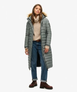 Piumino lungo Hooded Fuji
