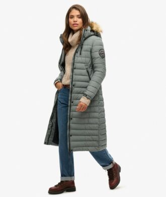 Piumino lungo Hooded Fuji