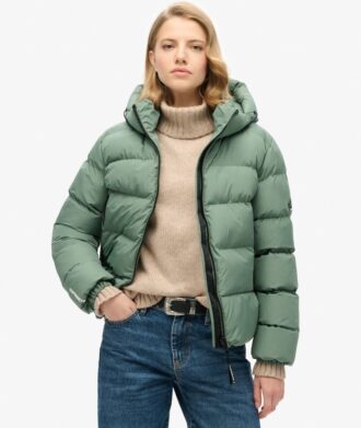 Piumino sportivo con cappuccio Hooded