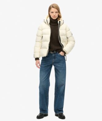 Piumino sportivo con cappuccio Hooded