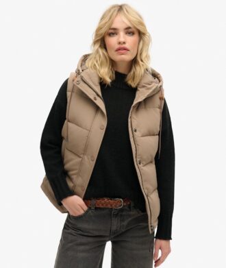 Puffer Gilet con cappuccio Everest