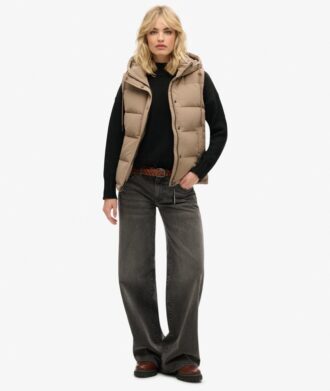 Puffer Gilet con cappuccio Everest