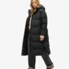 Puffer long coat with hood Puffer long coat with hood