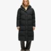 Puffer long coat with hood Puffer long coat with hood