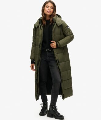 Puffer longline ripstop cappotto