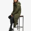 Puffer longline ripstop cappotto
