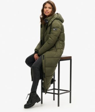 Puffer longline ripstop cappotto