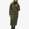Puffer longline ripstop cappotto