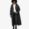 Puffer lungo con cappuccio