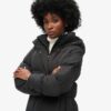 Puffer lungo con cappuccio