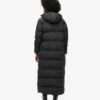 Puffer lungo con cappuccio