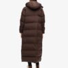 Puffer lungo con cappuccio