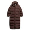Puffer lungo con cappuccio