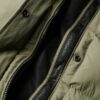 Puffer lungo in tessuto rip-stop