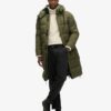 Puffer lungo in tessuto ripstop Puffer lungo in tessuto ripstop