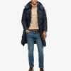Puffer lungo in tessuto ripstop Puffer lungo in tessuto ripstop