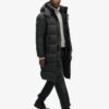Puffer lungo in tessuto ripstop Puffer lungo in tessuto ripstop