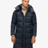 Puffer lungo in tessuto ripstop Puffer lungo in tessuto ripstop