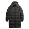 Puffer lungo in tessuto ripstop Puffer lungo in tessuto ripstop