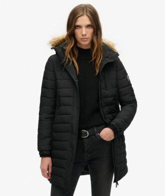 Puffer medio lungo Hooded Fuji