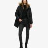 Puffer medio lungo Hooded Fuji