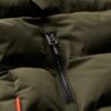 Puffer sportivo con cappuccio a blocchi di colore