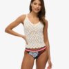 Slip bikini riciclato con logo Vintage Slip bikini riciclato con logo Vintage