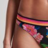 Slip bikini riciclato con logo Vintage