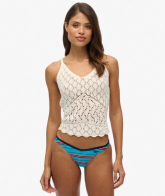Slip da bikini a righe riciclato