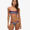 Slip da bikini a righe riciclato