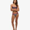 Slip da bikini a righe riciclato